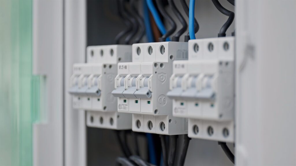 elektromos elosztó tábla kismegszakítókkal villanyszerelés budapest